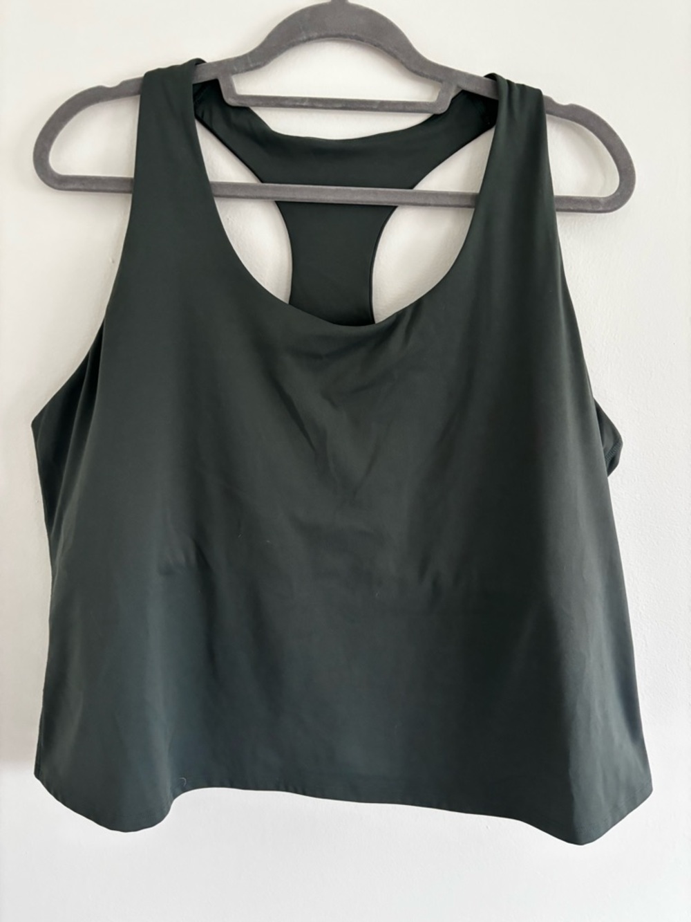 Old Navy Dark Green Racerback Sports Bra Tank